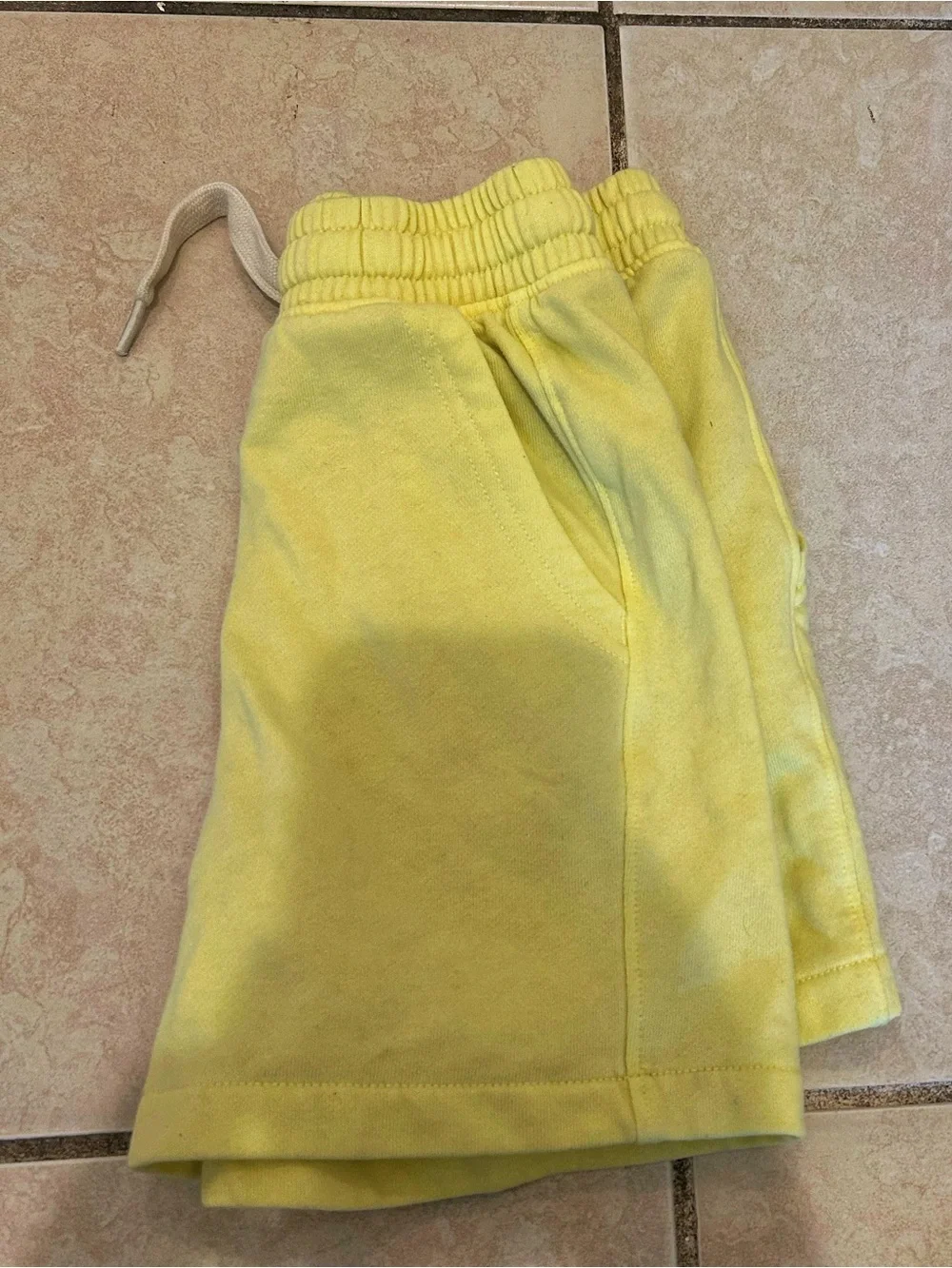 GAP Yellow Drawstring Pull-On Kids Shorts
